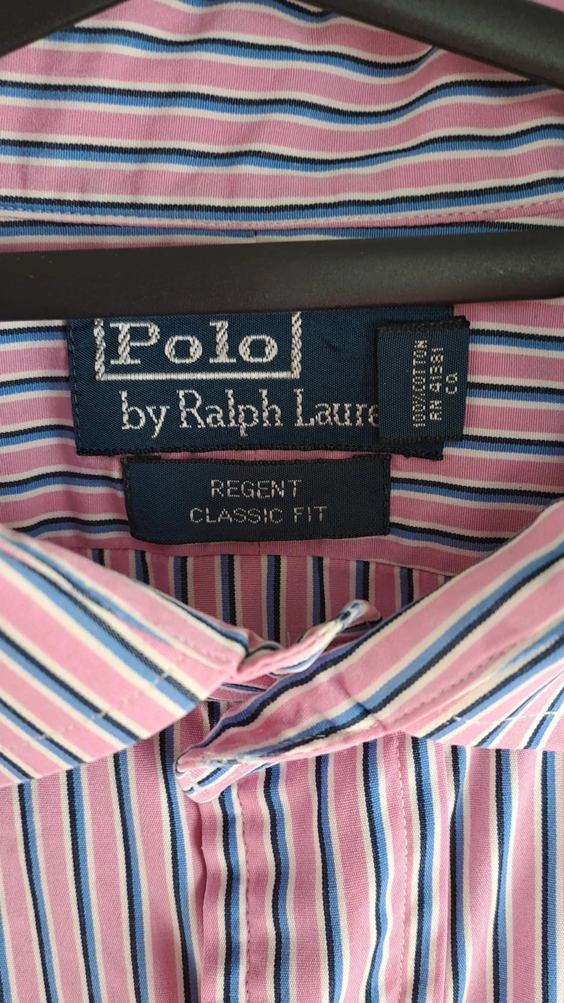 Camisa de Manga Larga / Polo Ralph Lauren / Rayada Rosa / Talla XL / Hombre / Ajuste Clásico – photo 5